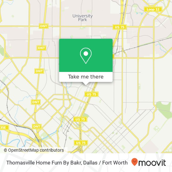 Mapa de Thomasville Home Furn By Bakr