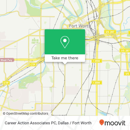 Career Action Associates PC map