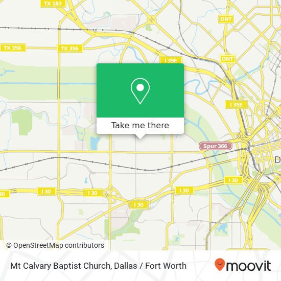 Mt Calvary Baptist Church map