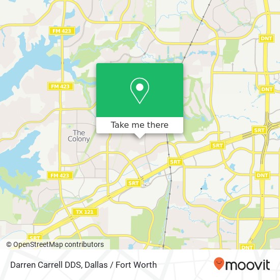 Darren Carrell DDS map