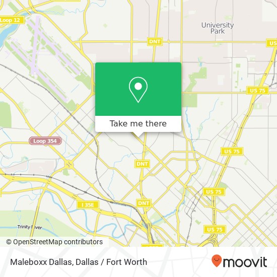 Mapa de Maleboxx Dallas