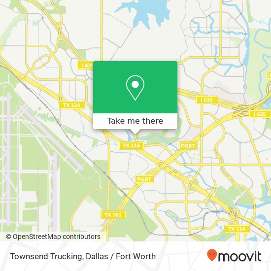 Townsend Trucking map