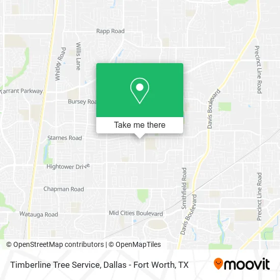 Timberline Tree Service map