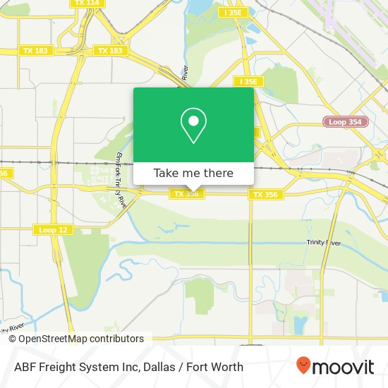 ABF Freight System Inc map