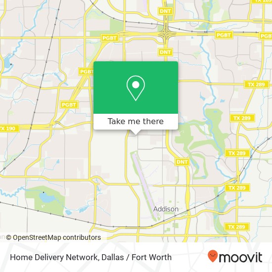 Home Delivery Network map