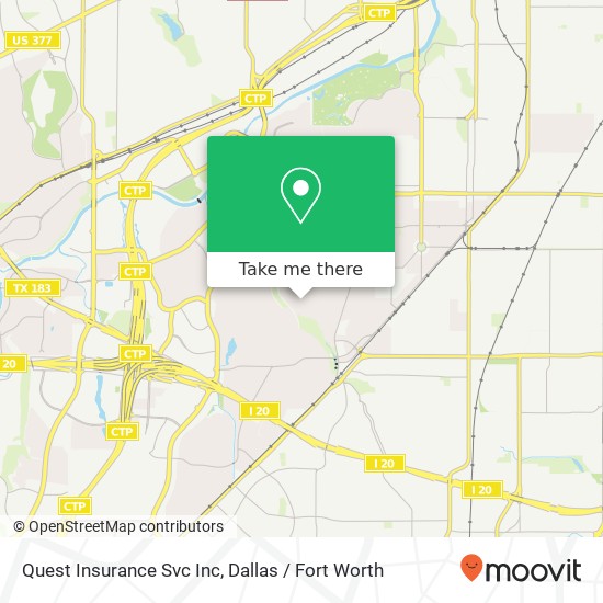 Quest Insurance Svc Inc map