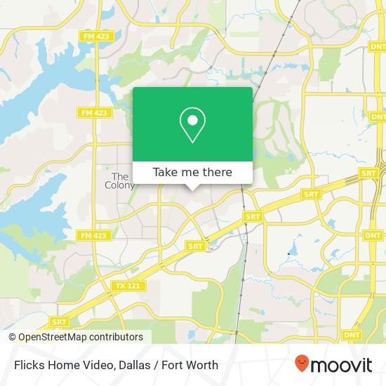 Flicks Home Video map