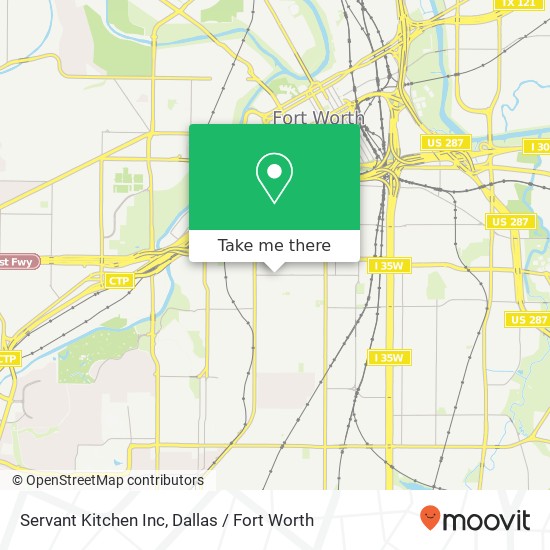 Servant Kitchen Inc map