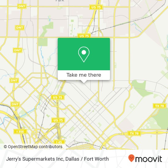 Mapa de Jerry's Supermarkets Inc