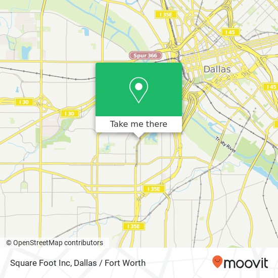 Square Foot Inc map