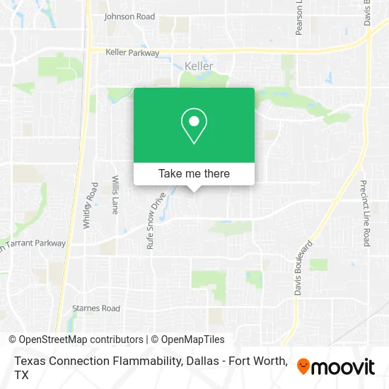 Texas Connection Flammability map