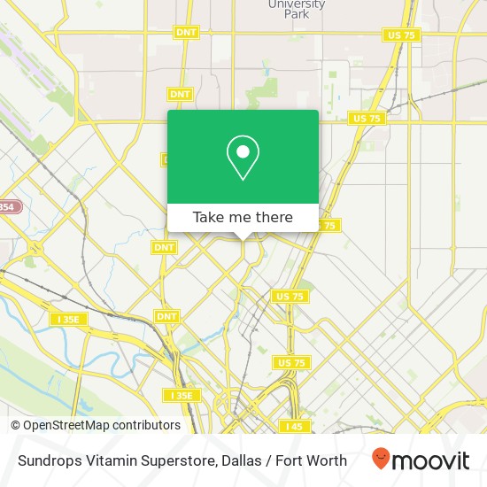 Sundrops Vitamin Superstore map