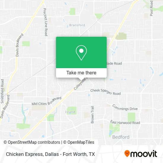 Chicken Express map