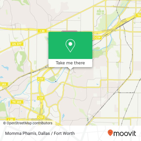 Mapa de Momma Pham's, 2747 S Hulen St Fort Worth, TX 76109