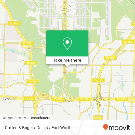 Coffee & Bagels, 2400 Aviation Dr Dallas, TX 75261 map