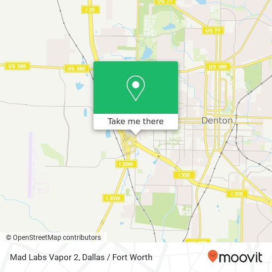 Mad Labs Vapor 2, 2533 W Prairie St Denton, TX 76201 map
