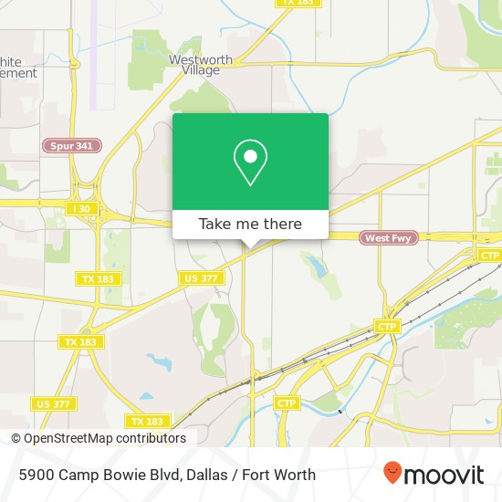 Mapa de 5900 Camp Bowie Blvd