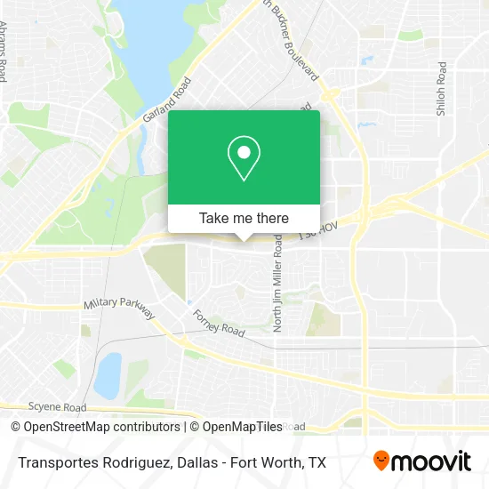 Transportes Rodriguez map