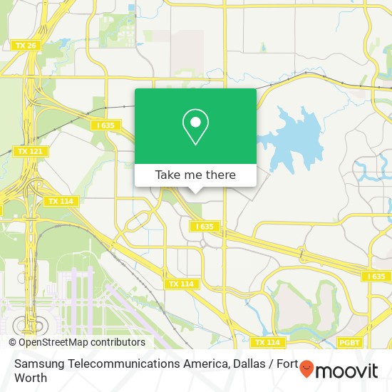 Mapa de Samsung Telecommunications America