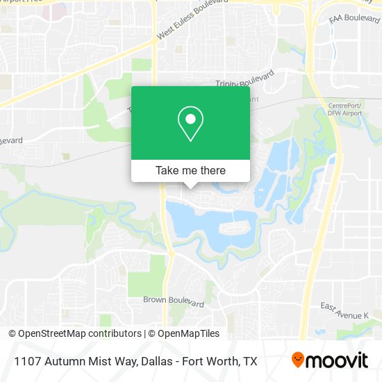 Mapa de 1107 Autumn Mist Way
