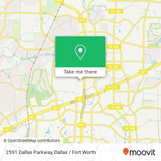 Mapa de 2591 Dallas Parkway