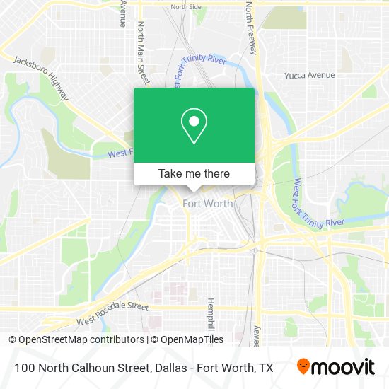 Mapa de 100 North Calhoun Street