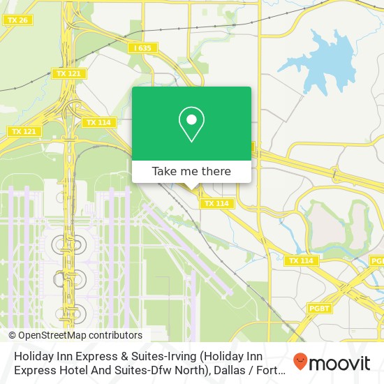 Holiday Inn Express & Suites-Irving (Holiday Inn Express Hotel And Suites-Dfw North) map