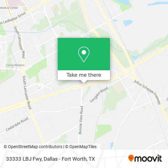 Mapa de 33333 LBJ Fwy