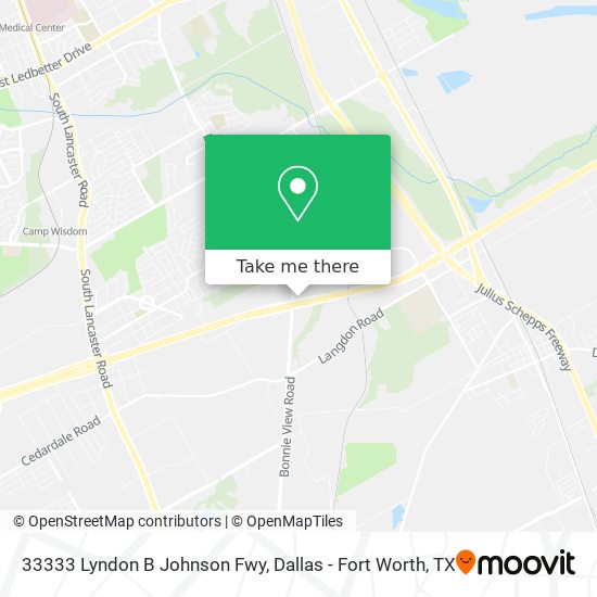 33333 Lyndon B Johnson Fwy map