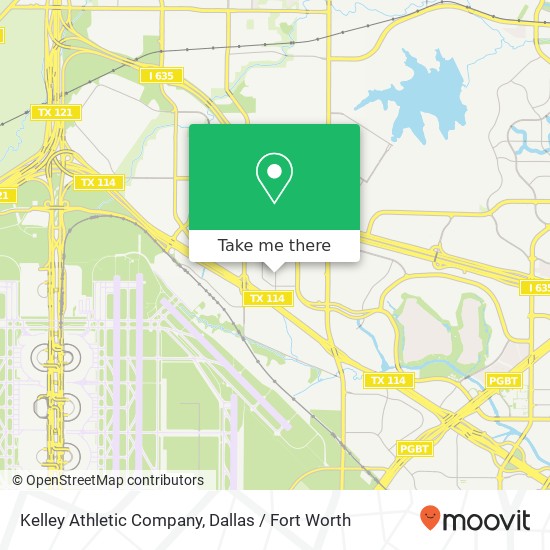 Kelley Athletic Company map