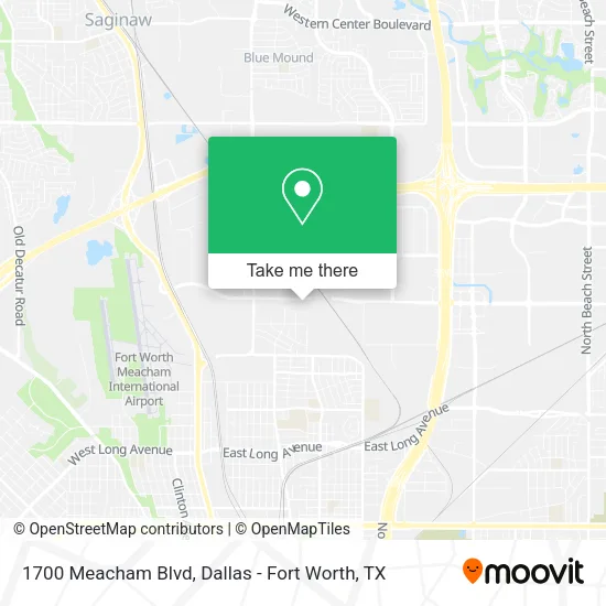 1700 Meacham Blvd map