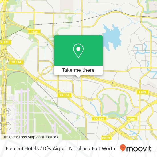 Mapa de Element Hotels / Dfw Airport N