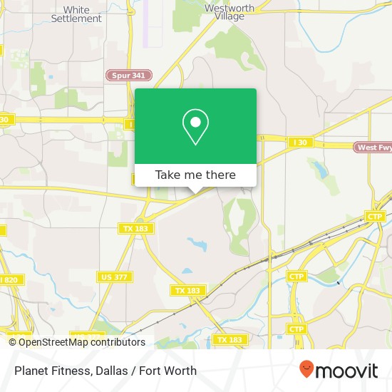 Planet Fitness map