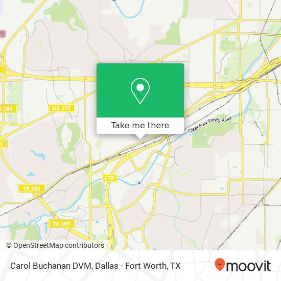 Carol Buchanan DVM map