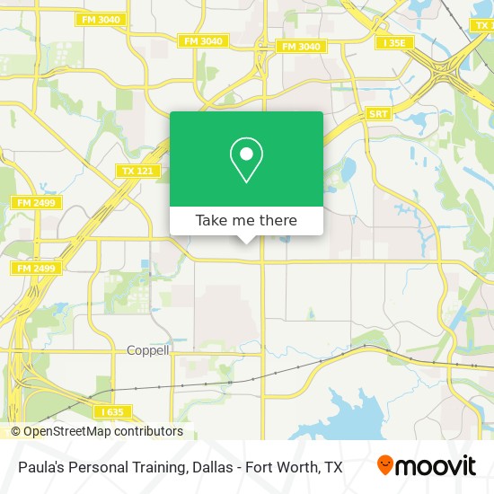 Paula's Personal Training map