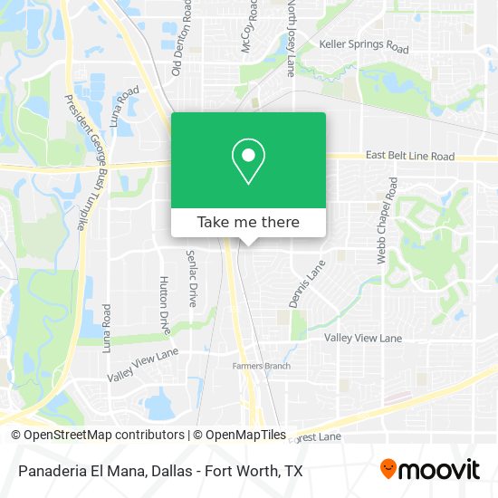 Mapa de Panaderia El Mana