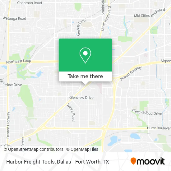 Harbor Freight Tools map
