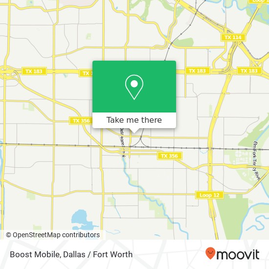 Mapa de Boost Mobile