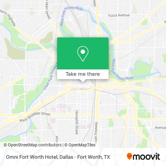 Omni Fort Worth Hotel map