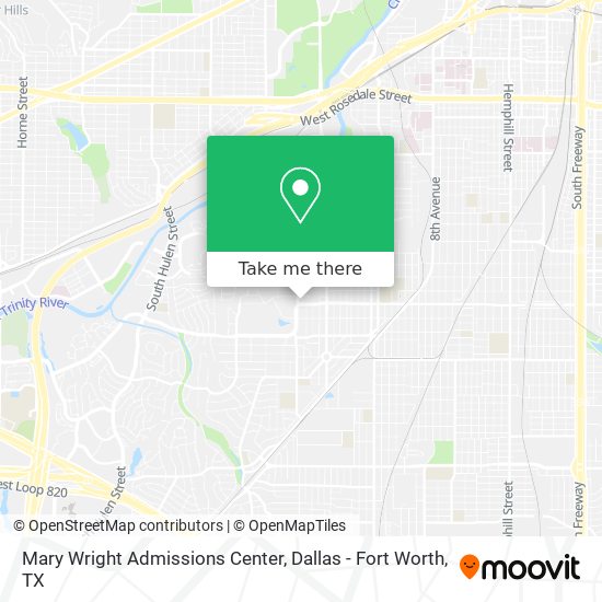 Mary Wright Admissions Center map