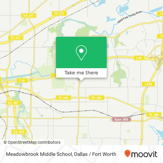 Meadowbrook Middle School map