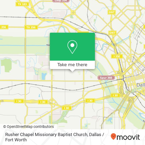 Rusher Chapel Missionary Baptist Church map