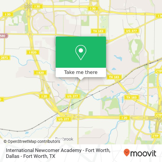 Mapa de International Newcomer Academy - Fort Worth