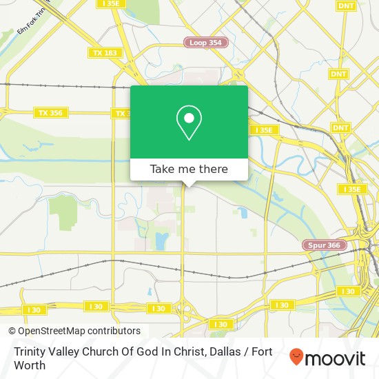 Trinity Valley Church Of God In Christ map