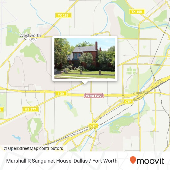 Mapa de Marshall R Sanguinet House