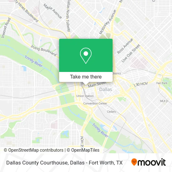 Mapa de Dallas County Courthouse