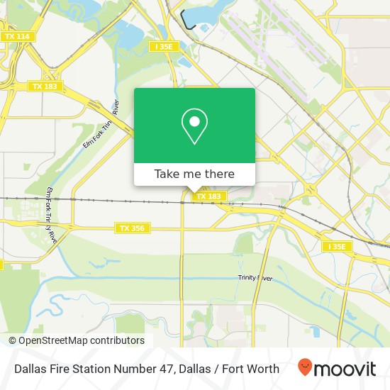 Dallas Fire Station Number 47 map