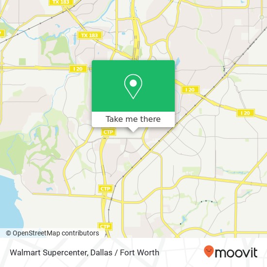 Mapa de Walmart Supercenter