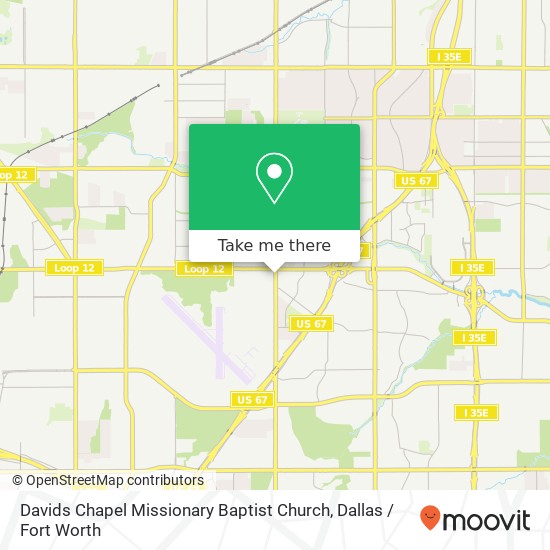 Davids Chapel Missionary Baptist Church map