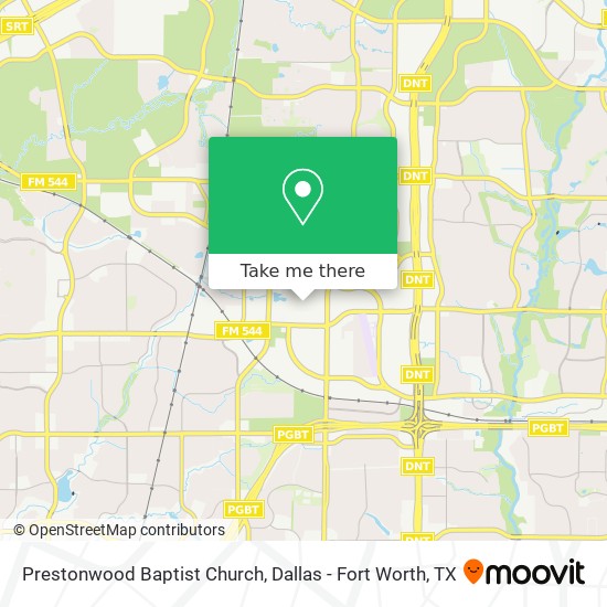 How To Get To Prestonwood Baptist Church In Plano By Bus Or Train
